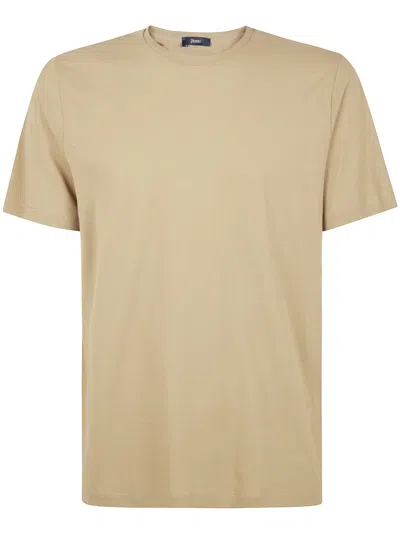Herno Man T-shirt In Nude