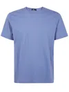 Herno Crew Neck Short Sleeves T-shirt In Sky Grey
