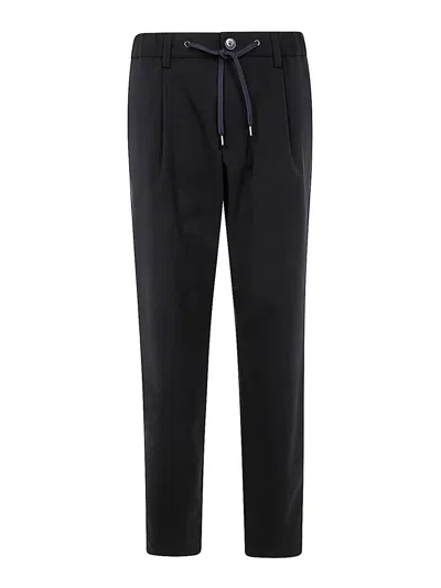 Herno Man Trousers In Azul