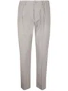 Herno Tapered Pants With Drawstring Waistband In Beige