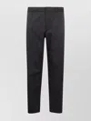 Herno Man Trousers With Elastic Waistband And Pockets In Black