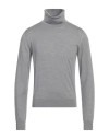 Herno Man Turtleneck Grey Size 44 Virgin Wool