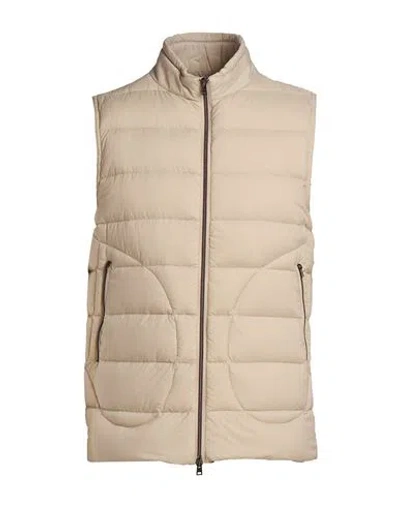 Herno Man Vest Beige Size 38 Polyamide, Polyurethane