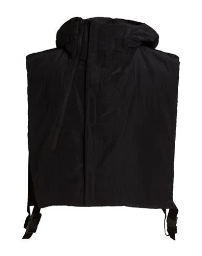 Herno Man Vest Black Size 38 Polyamide