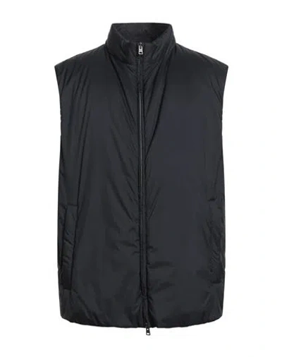 Herno Man Vest Black Size 40 Polyamide, Polyurethane