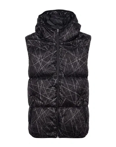 Herno Man Vest Black Size 40 Polyester, Polyurethane