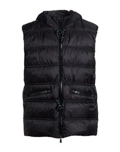 Herno Man Vest Black Size 48 Polyamide
