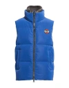 Herno Man Vest Blue Size 42 Polyamide In Multi