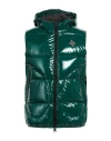 Herno Man Vest Dark Green Size 42 Polyamide, Polyurethane