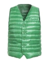 Herno Man Vest Green Size 40 Polyamide In Green