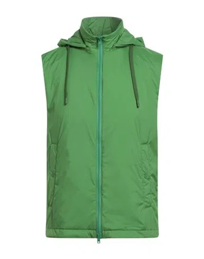 Herno Man Vest Green Size 46 Polyamide