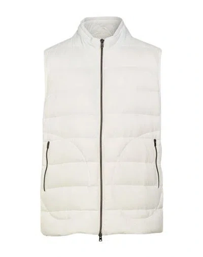 Herno Man Vest Ivory Size 40 Polyamide, Polyurethane In White