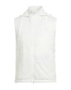 Herno Man Vest Ivory Size 48 Polyamide In White