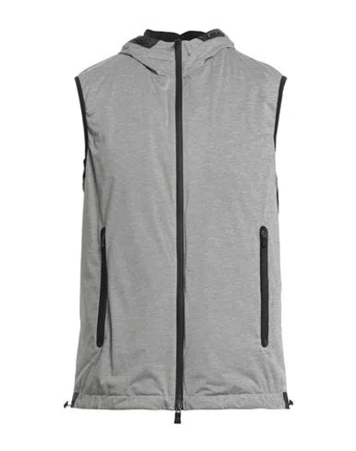 Herno Man Vest Light Grey Size 48 Polyester