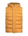 Herno Man Vest Marigold Size 40 Polyamide, Polyurethane In Orange