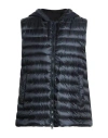 Herno Man Vest Midnight Blue Size 42 Polyamide, Polyester, Cotton