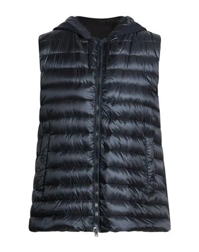 Herno Man Vest Midnight Blue Size 42 Polyamide, Polyester, Cotton