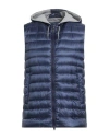 Herno Man Vest Navy Size 40 Polyamide, Polyester, Cotton In Blue