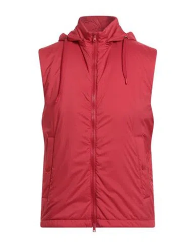 Herno Man Vest Red Size 40 Polyamide