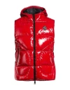 Herno Man Vest Red Size 40 Polyamide, Polyurethane In Red
