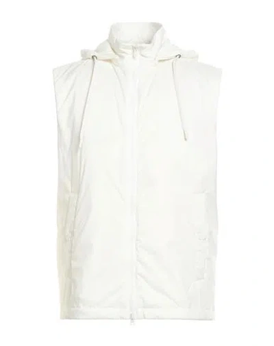 Herno Man Vest White Size 42 Polyamide, Polyurethane