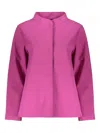 Herno Mandarin-collar Jacket In Pink