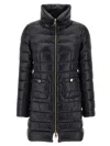 Herno Turtleneck Down Jacket In Black