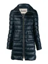 Herno Blue Maria Padded Jacket In Blue