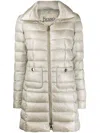 Herno Long-sleeve Puffer Jacket In Grey