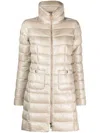 Herno Maria Midi Down Jacket In Neutral