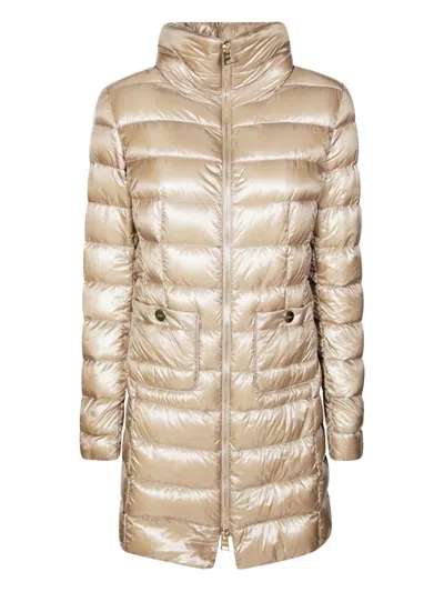 Herno Maria Padded Coat In Neutral