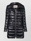 Herno Womans Maria Black Quilted Nylon Long Down Jacket
