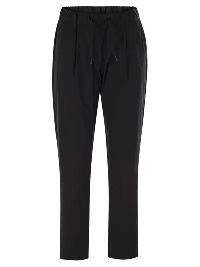 Herno Master Nylon Trousers In Black