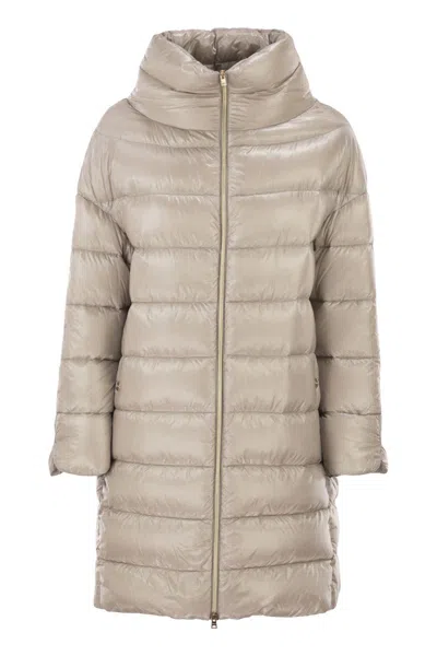 Herno Courregès Leather Mini Bag In Black