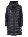 Herno Matilde Medium Down Jacket In Black