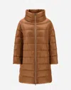 Herno Matilde Down Jacket In Brown