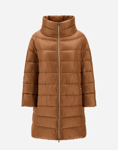 Herno Matilde Down Jacket In Brown
