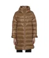Herno Down Jacket In Nylon In Brown