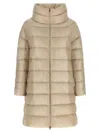 Herno Matilde Quilted Down Jacket In Neutral