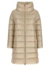 Herno Matilde Quilted Down Jacket In Neutral