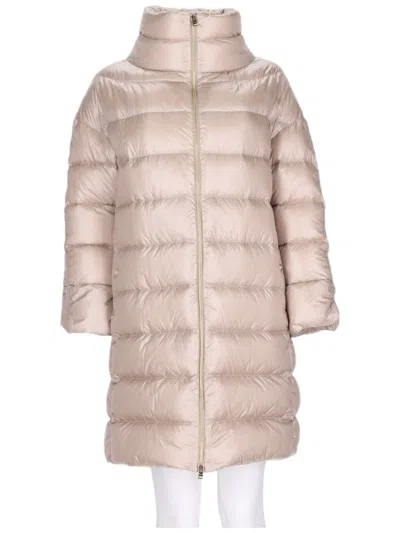 Herno Matilde Lightweight Quilted Polyamide Down Jacket In Pink
