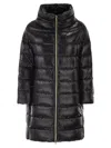 Herno Matilde Medium Down Jacket In Black