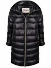 Herno Ultralight Zipped Quilted Coat In Black
