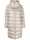 Herno Matilde Midi Down Jacket In White