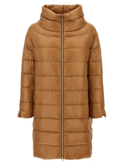 HERNO MATILDE PUFFER JACKETS BROWN