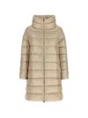 Herno Matilde Quilted Down Jacket In Neutral