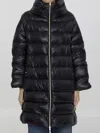 Herno Iconico Woman Puffer Midnight Blue Size 4 Polyamide In Multi