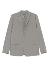 Herno Matt Blazer In Grey