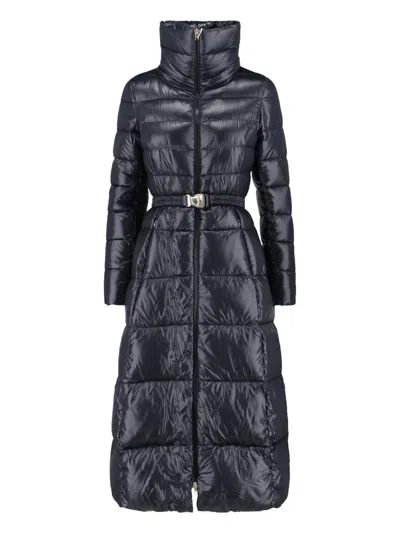 HERNO MAXI BELTED DOWN JACKET