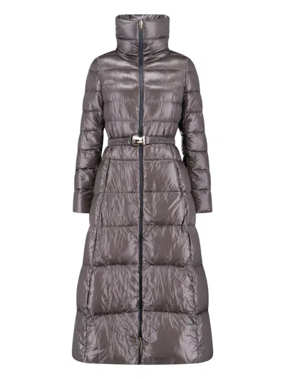 HERNO MAXI BELTED DOWN JACKET